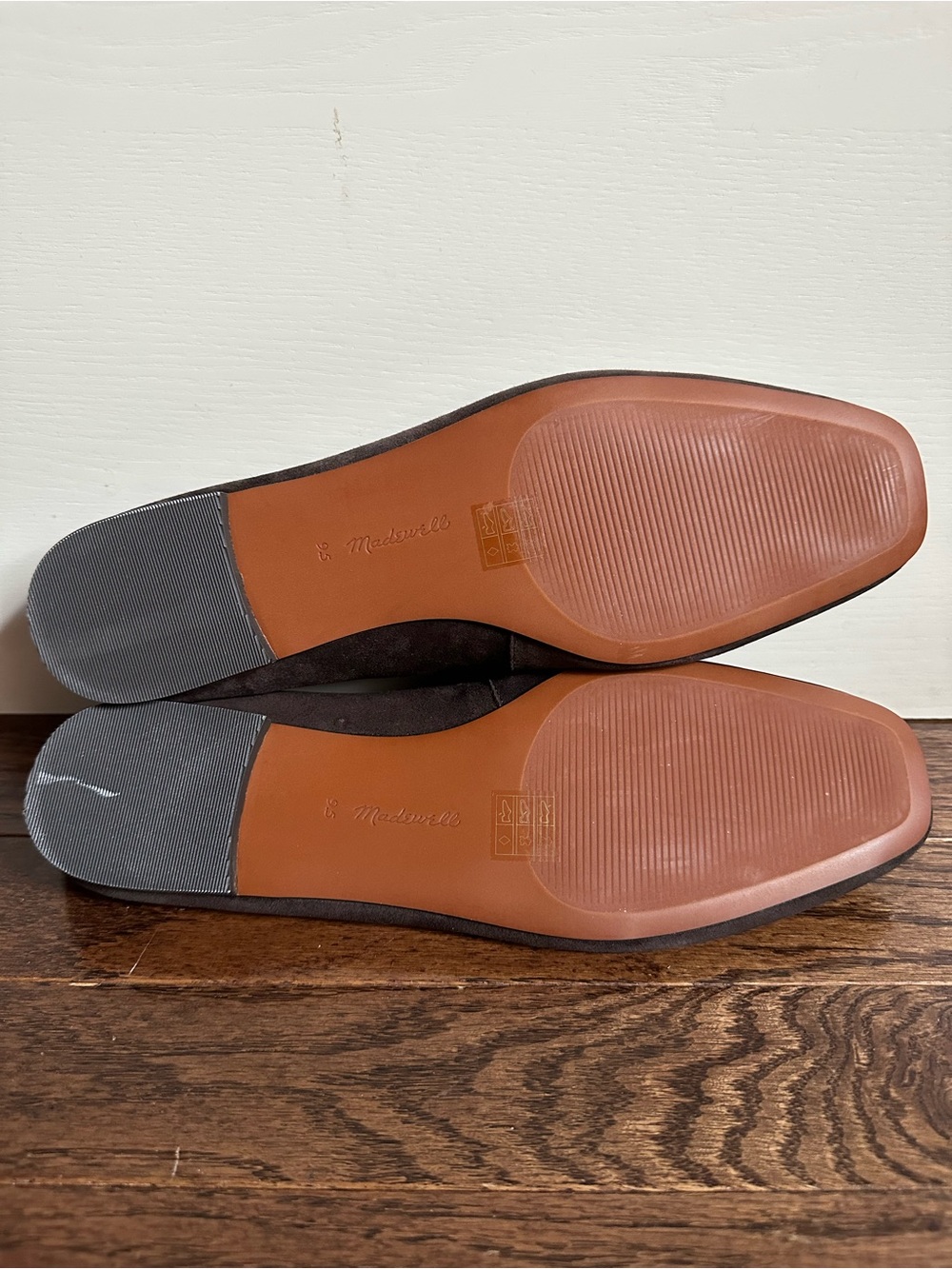 NWOB Madewell Mylie Ballet Flat Suede Chocolate Brown NX064 - Picture 10 of 11